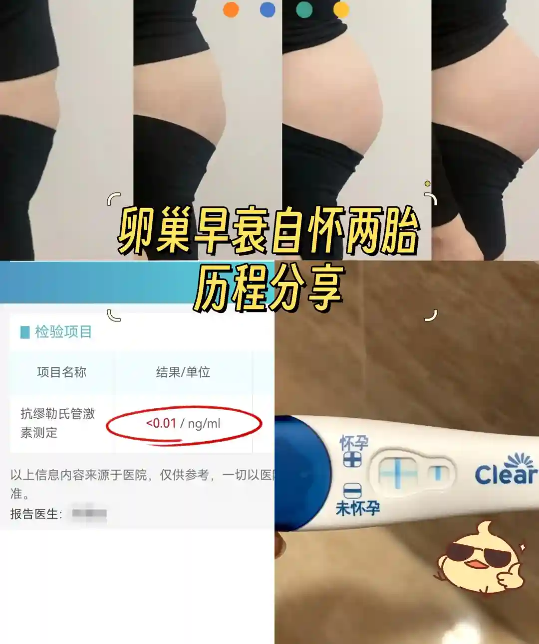 严重卵巢早衰自怀两胎历程分享
